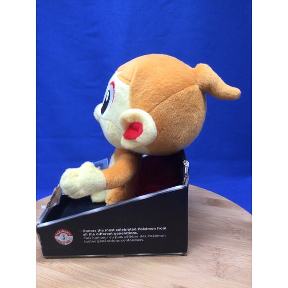 NIB Pokemon Chimchar Plushie With Booklet - Picture 5 of 9